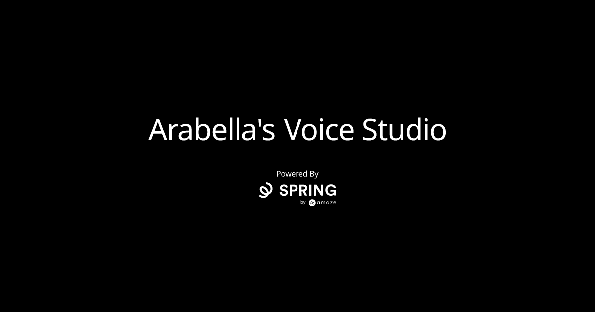 Arabella's Voice Studio