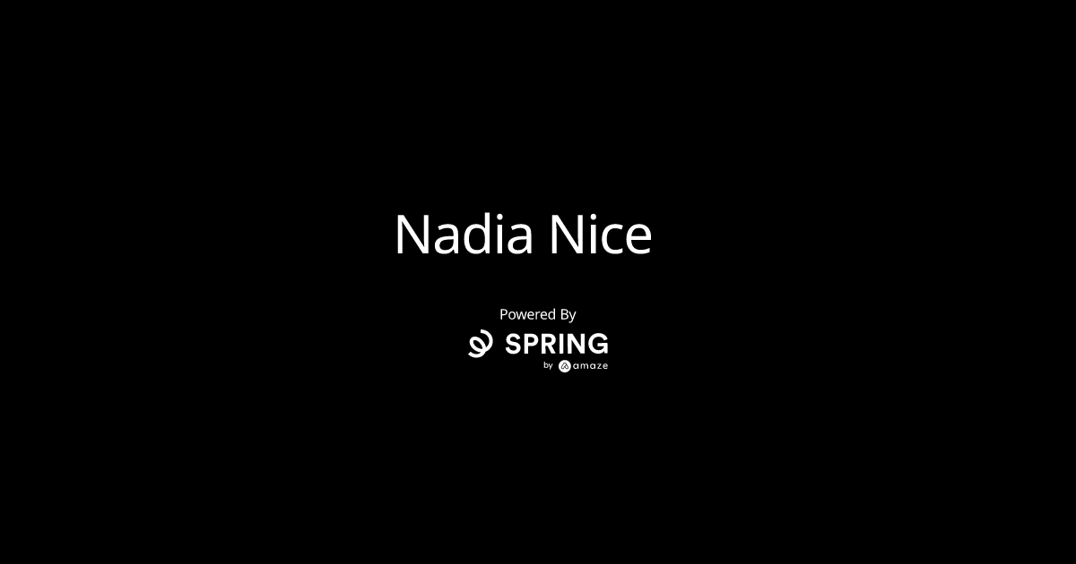 Nadia Nice