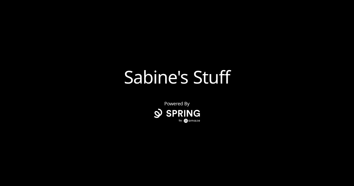 Sabine's Stuff